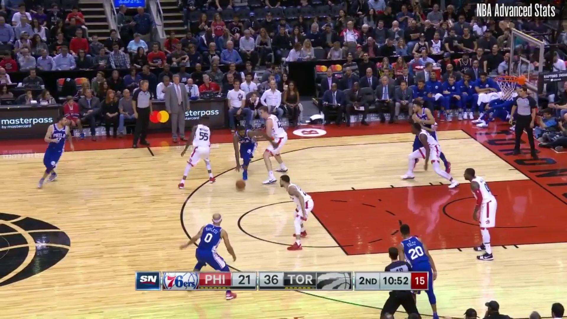 开云平台-76人客场战胜魔术，西蒙斯狂砍三双数据