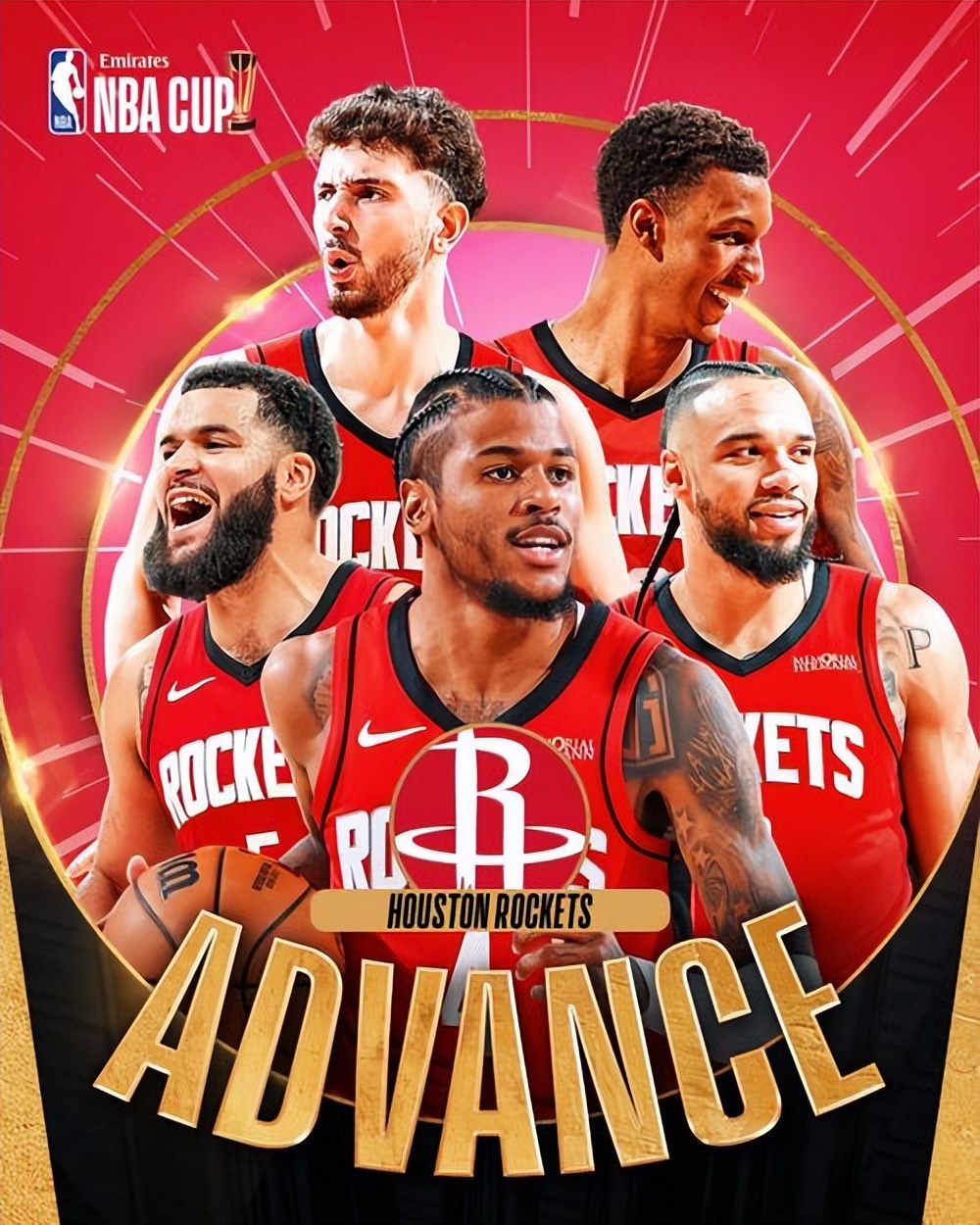 火箭力克热火，三连胜