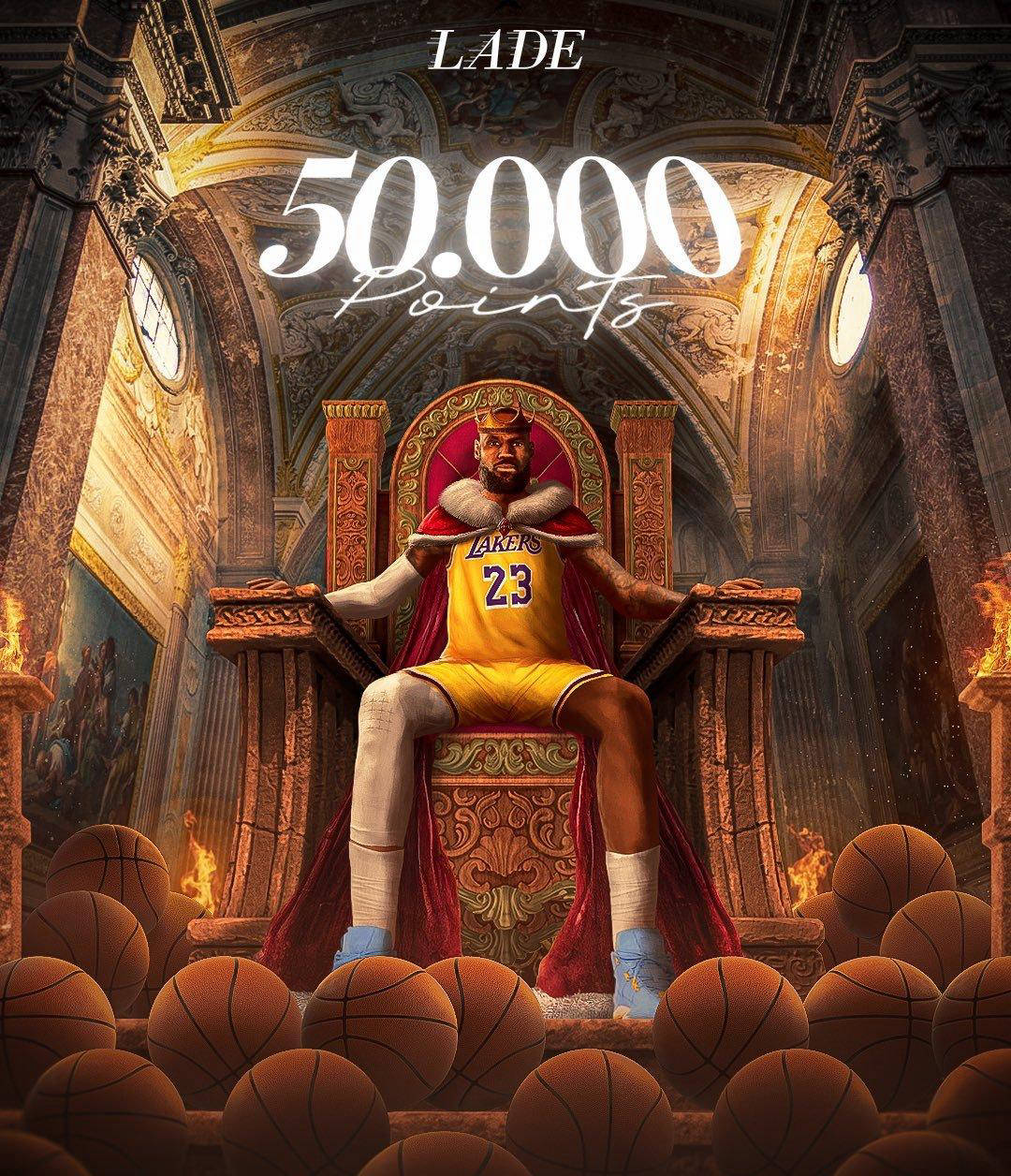 詹姆斯再砍50分,领导湖人大胜 詹姆斯再砍50分,领导湖人大胜